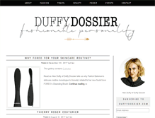 Tablet Screenshot of duffydossier.com